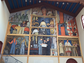 Diego Rivera at SF Art Institute